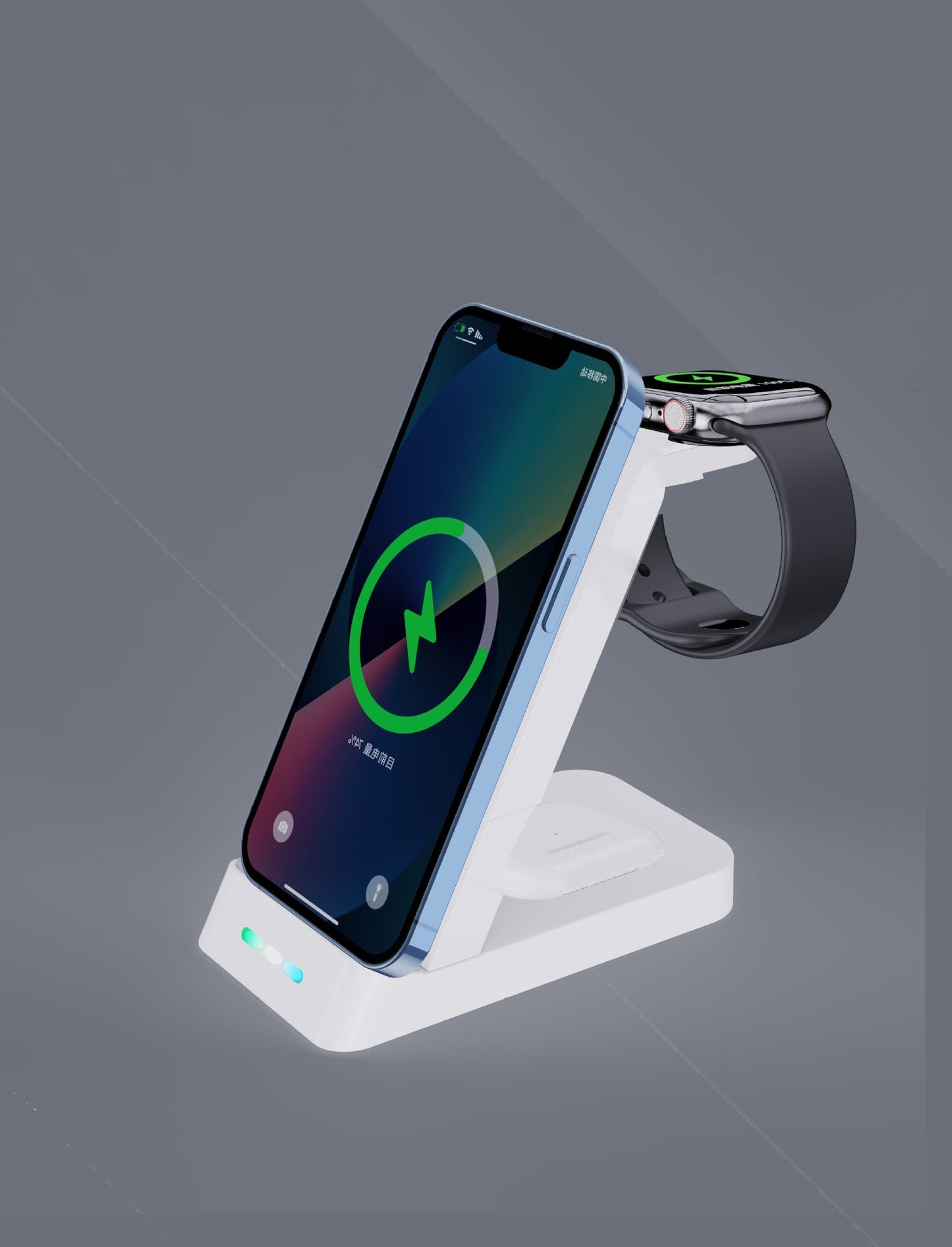 3-in-1 Fast Wireless Charging Station for iPhone & Samsung RE-Electronix