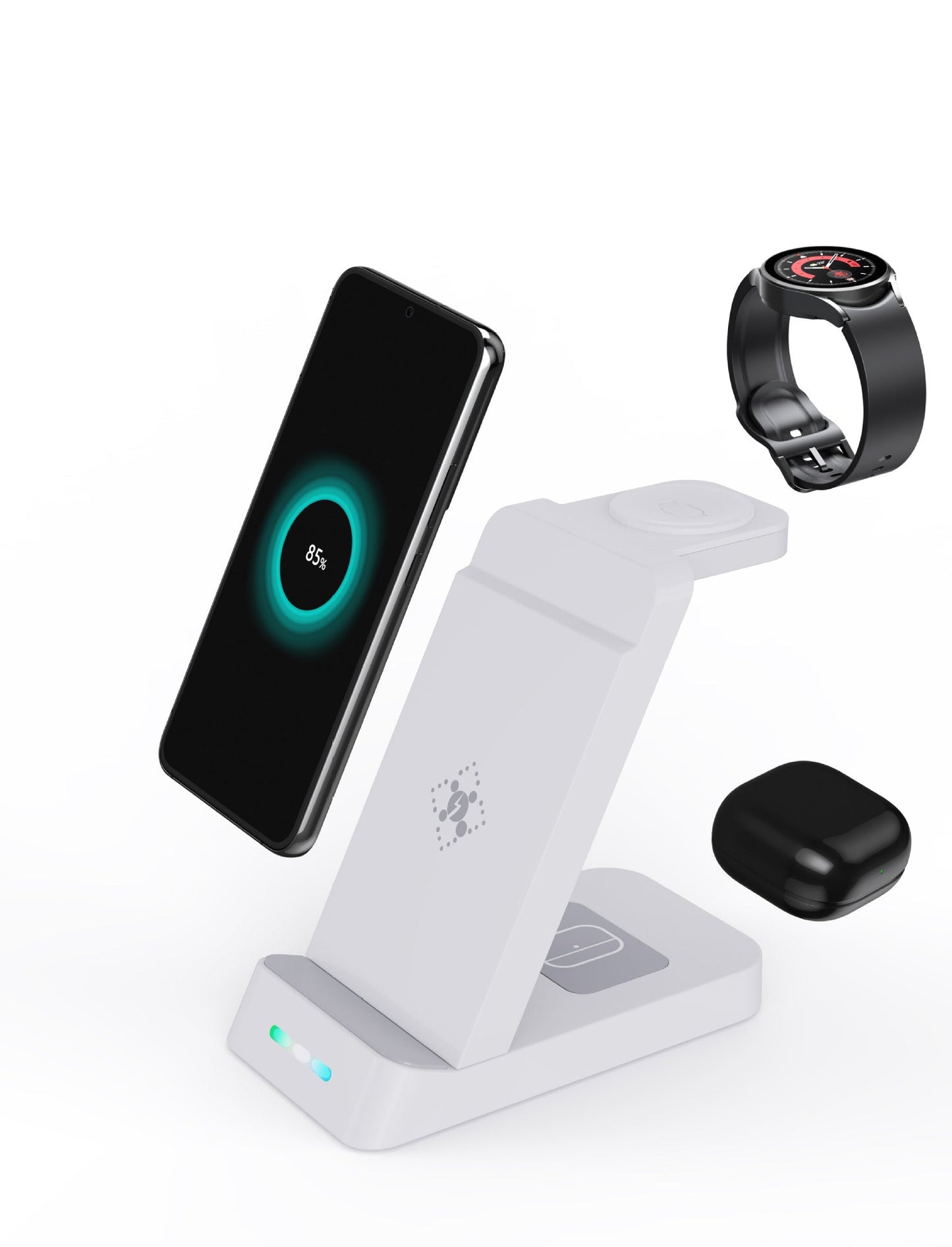 3-in-1 Fast Wireless Charging Station for iPhone & Samsung RE-Electronix