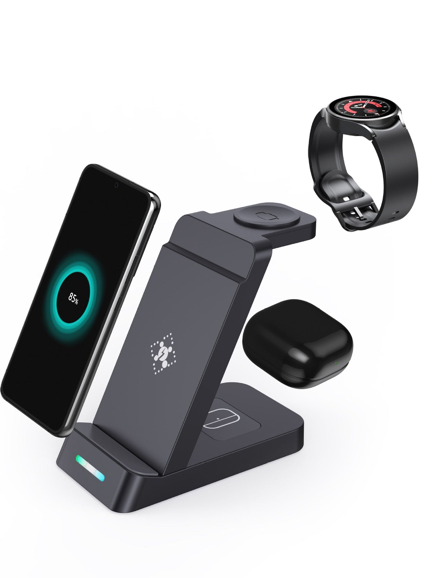 3-in-1 Fast Wireless Charging Station for iPhone & Samsung RE-Electronix