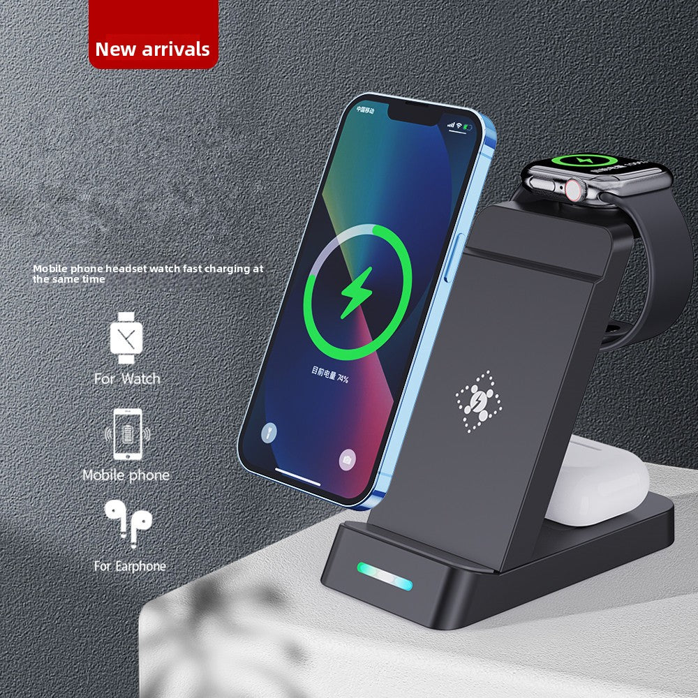 3-in-1 Fast Wireless Charging Station for iPhone & Samsung RE-Electronix