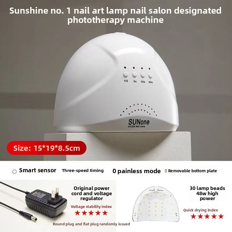 48W UV LED Nail Lamp for Fast-Curing Gel Polish RE-Electronix