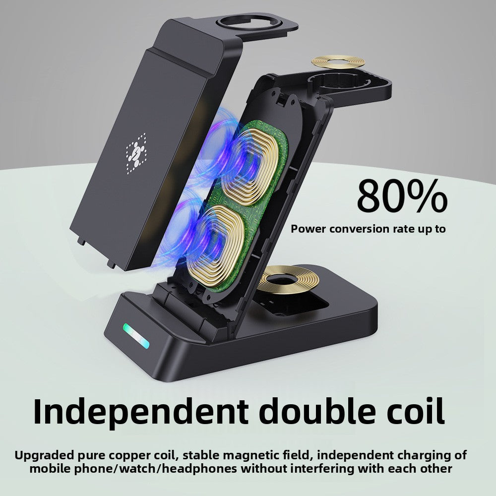 3-in-1 Fast Wireless Charging Station for iPhone & Samsung RE-Electronix